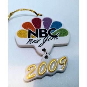 NBC Universal 2007 Porcelain Collectable Christmas Ornament Thailand